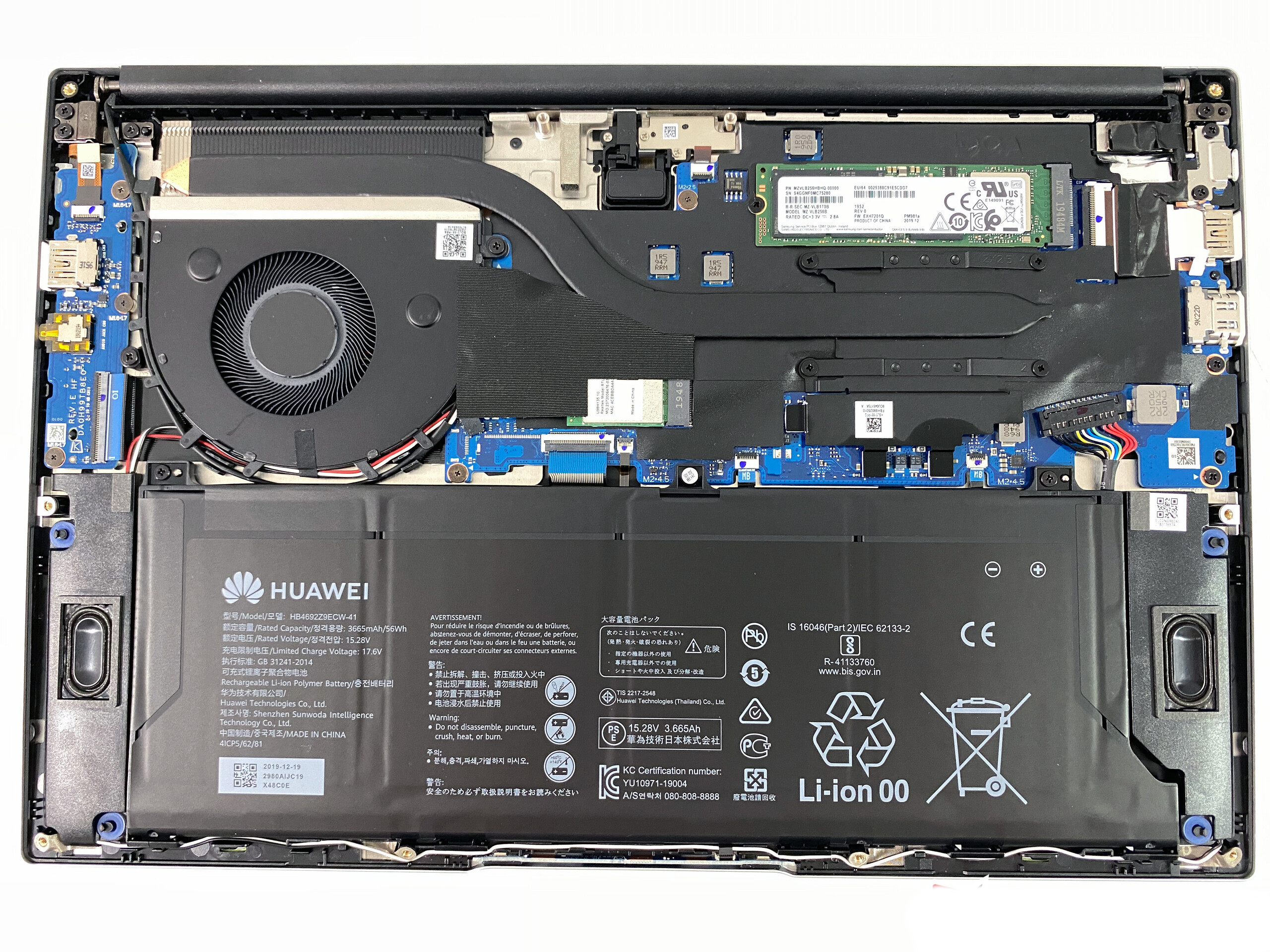 How to replace and fix Honor MagicBook X14 Plus FMI-76 FMI-721 FRB-X FRG-X CPU Fan original 2024 (Honor Magicbook 14 2020)